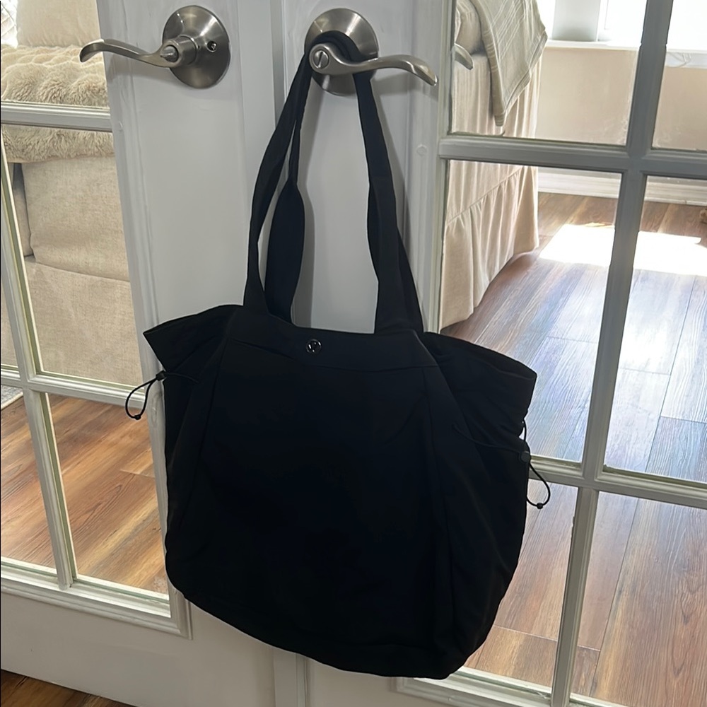 Lululemon Black Tote Bag